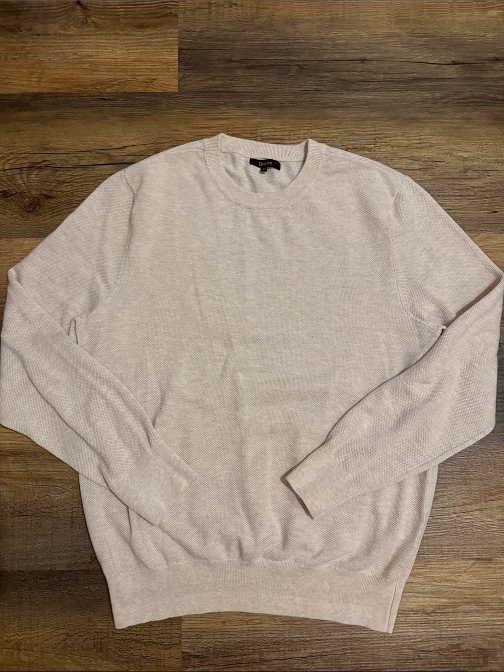 Quince Men’s 100% Organic Cotton Crewneck Sweater